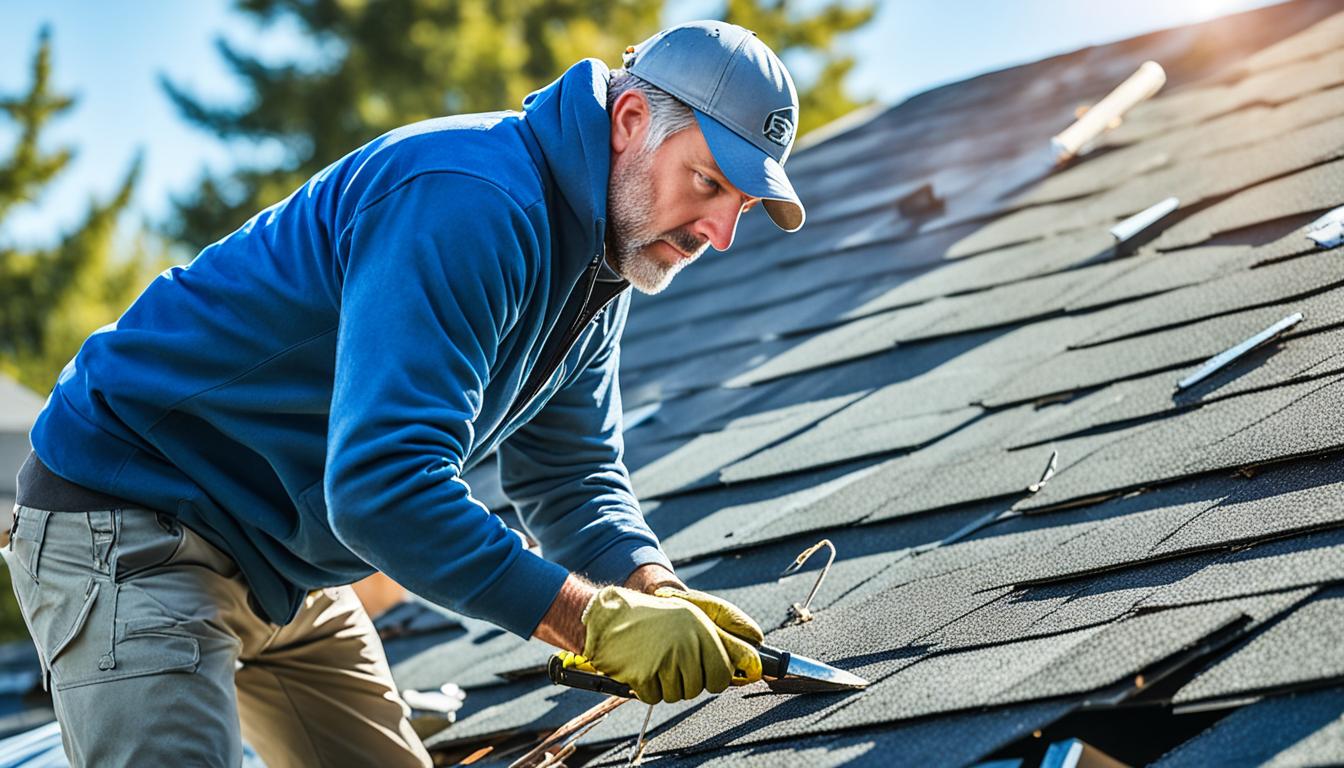 leaking roof repair